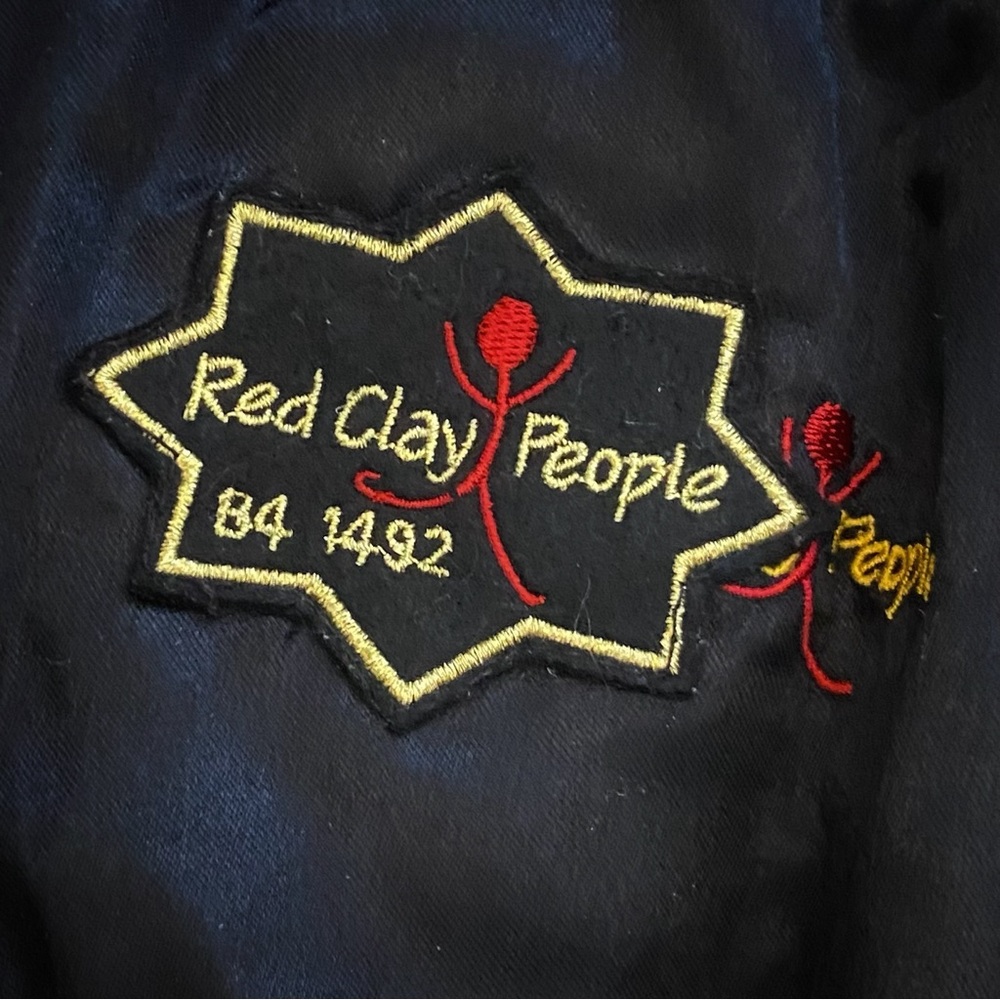 Native American Suede Beaded Shawl by Red Clay People, Butterfly Transformation - Picture 12 of 16